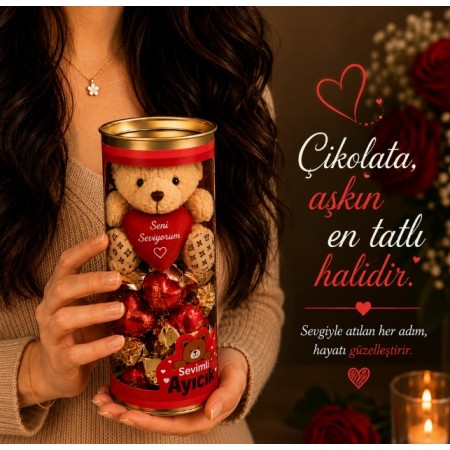 Pookie Bear Love Çikolata